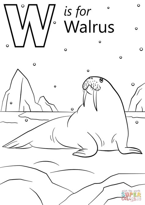 Arctic Coloring Sheet