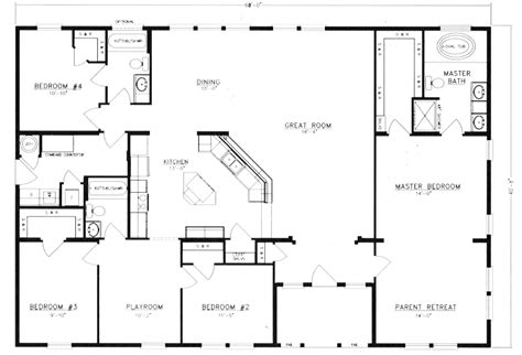 Love this set up too! | Barndominium floor plans, Farmhouse floor plans ...