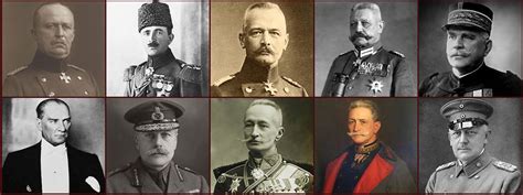 12 Major Military Leaders of World War I | Learnodo Newtonic