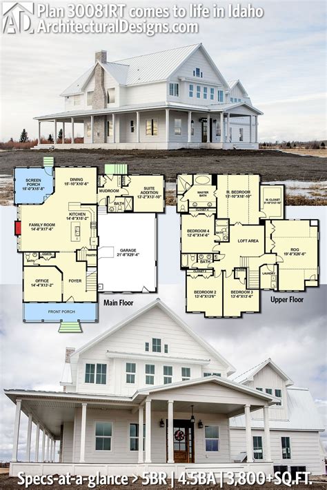 Modern Farmhouse Open Floor Plans : Modern farmhouse style houses have ...