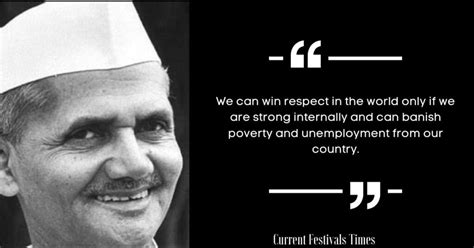 33 Memorable Lal Bahadur Shastri Quotes & Slogans - Current Festivals Times