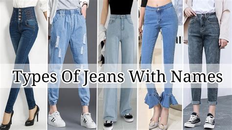 Types of jeans for girls and women with names || Jeans name list ...