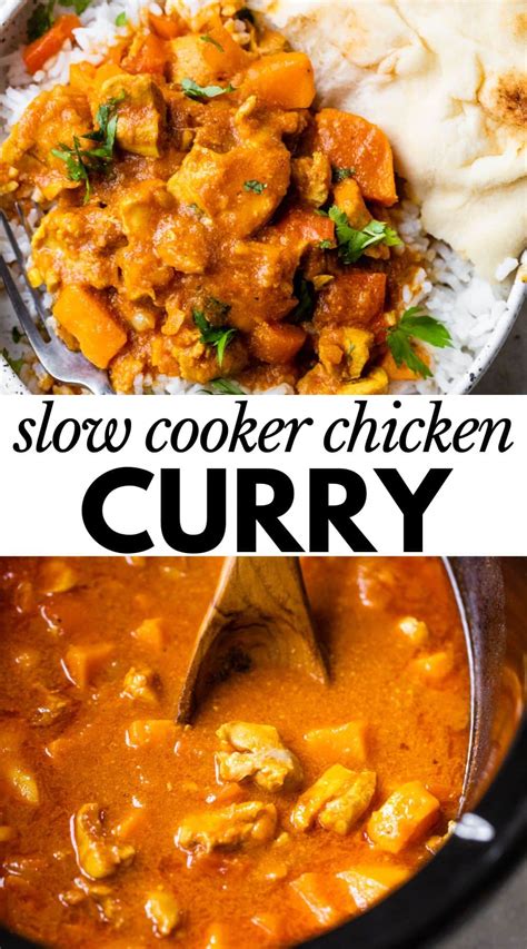 Slow Cooker Chicken Curry - The Almond Eater