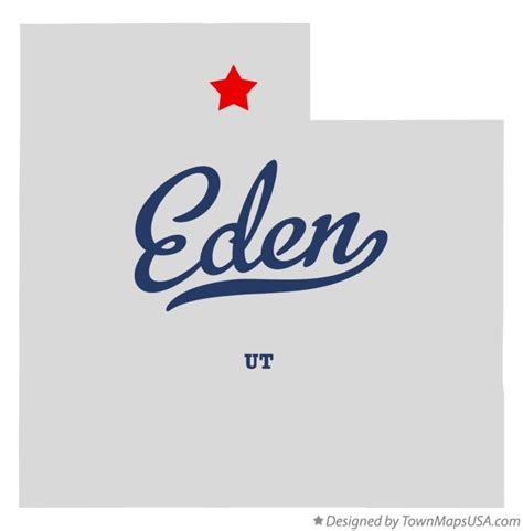 Map of Eden, UT, Utah