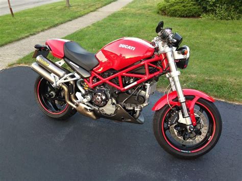 Buy 2008 Ducati monster s2r1000 s2r 1000 red low miles on 2040motos