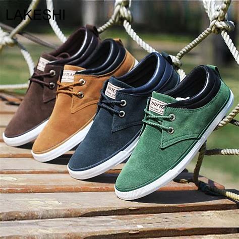 Aliexpress.com : Buy LAKESHI Hot Sale Men Shoes Lace Up Men Canvas ...