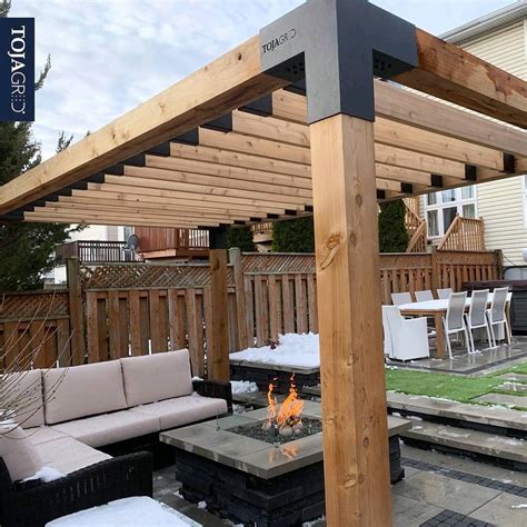 TOJA GRID - Simple Modular Pergola system | Outdoor pergola, Pergola ...