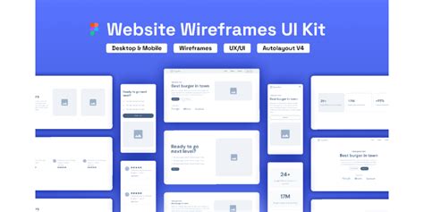 Website Wireframes UI Kit Vol. 1 | Figma