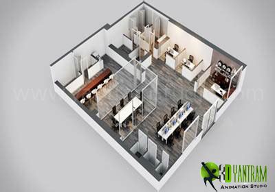 Modern Office Floor Plan - Land8