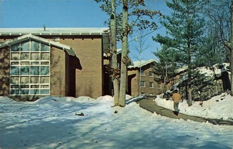 Winter on the New England College campus Henniker, NH