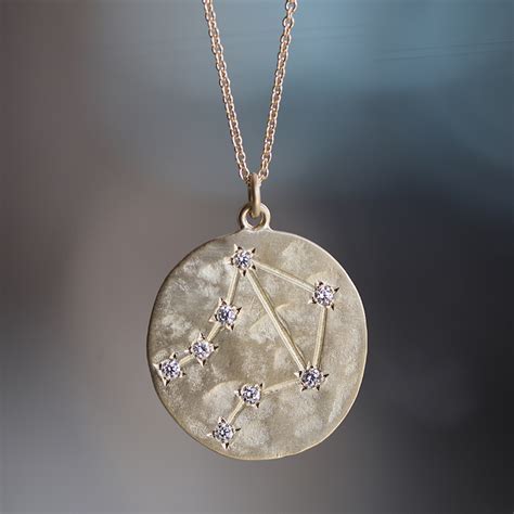 Brooke Gregson | Libra 14k Gold Diamond Constellation Astrology ...