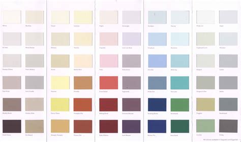 Colour Chart For Paint Interior - Image to u