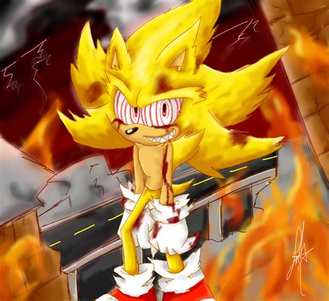 Fleetway Sonic by leonarockera on DeviantArt