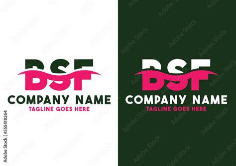 Letter BSF logo design template, BSF logo Stock Vector | Adobe Stock