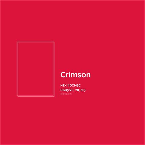 Crimson Color Code