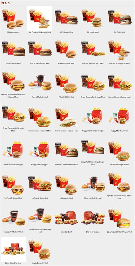 McDonald's Menu Prices & Specials