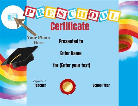 Preschool Certificates