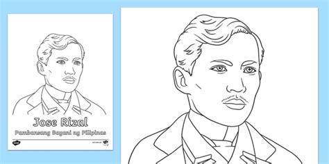 Jose Rizal Coloring Sheet - Elementary (Teacher-Made)