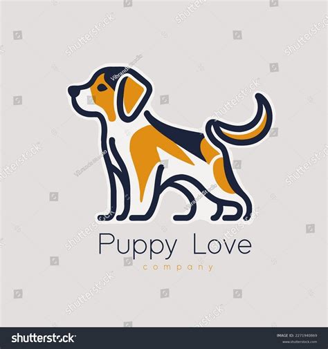 Puppy Logo Template Vector Illustration Pet Stock Vector (Royalty Free ...