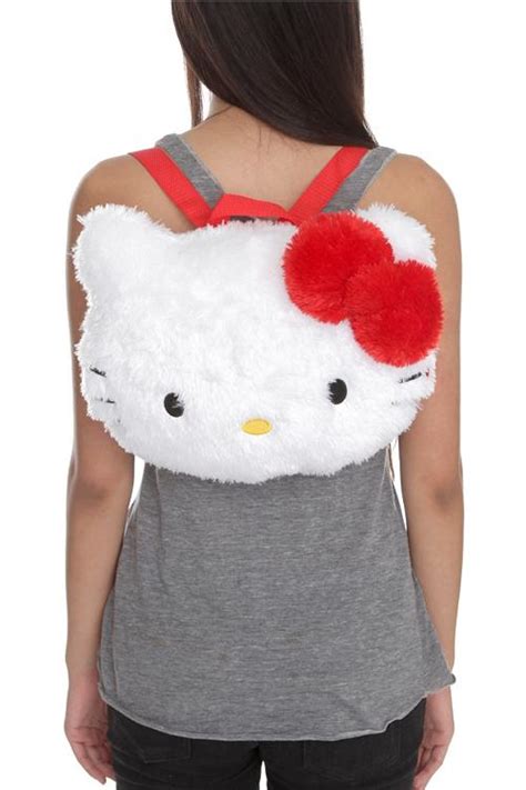 Plush Hello Kitty Backpack - GeekAlerts