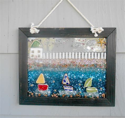 Coastal Decor Whimsical Beach Art Beach House Decor by LookandSea