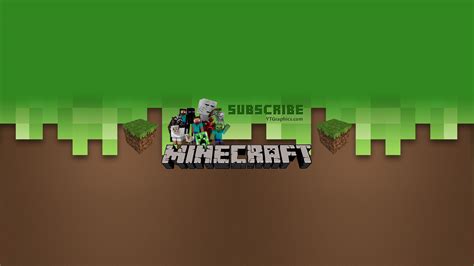 Minecraft Channel Art Template