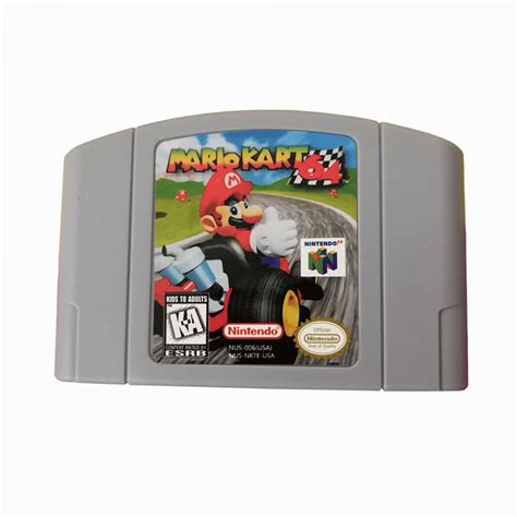 Mario Kart 64 Game Cartridge for N64 Console, US Version, High Quality ...