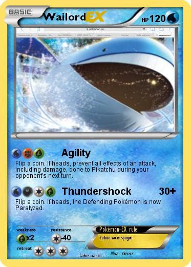 Pokémon Wailord 1069 1069 - Agility - My Pokemon Card