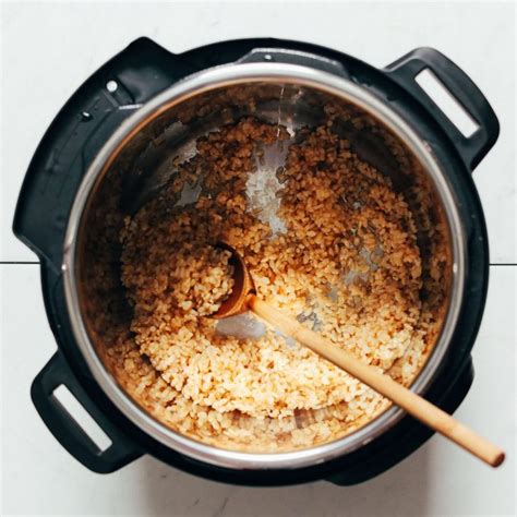 Instant Pot Brown Rice (Perfect Every Time!) - Minimalist Baker