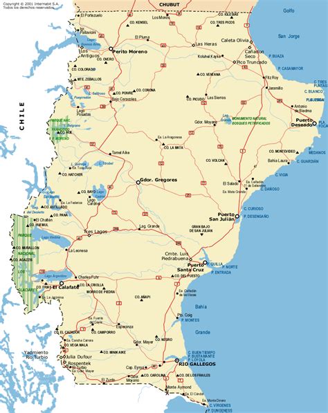 El Calafate Argentina Map 11125 | The Best Porn Website