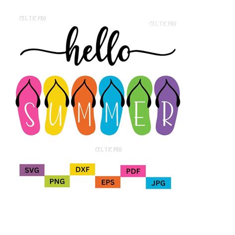 Hello Summer SVG, Welcome Summer SVG, Summer Sign SVG, Hello - Inspire ...