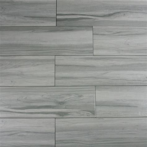 Weathered Grey Wood Look Porcelain Tile - Tilehub