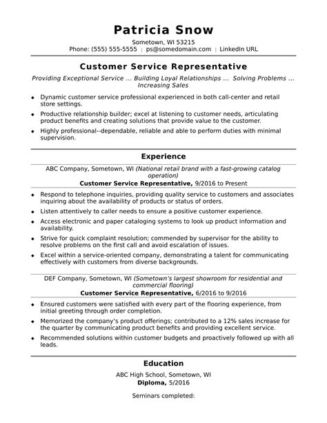 28+ Customer service resume template download For Your Learning Needs