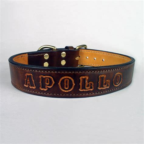 Personalized Leather Dog Collars - Custom Dog Collars