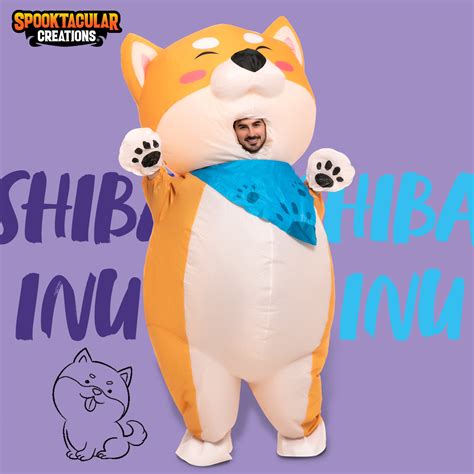 SPOOKTACULAR Full body Shiba Inu inflatable costume | Spooktacular ...