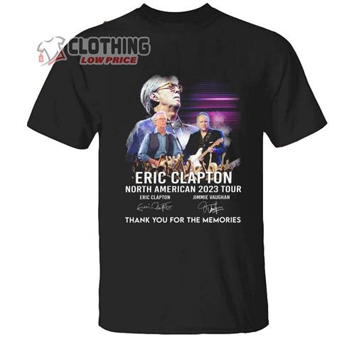 Eric Clapton North American 2023 Tour Merch, Eric Clapton Tour 2023 ...