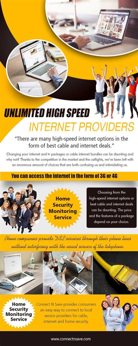 Unlimited High Speed Internet Providers | Internet providers, Internet ...