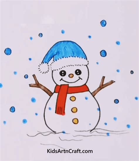 Winter Drawing Ideas for Kids - Kids Art & Craft