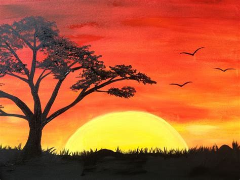 Pastel Drawing Sunset at GetDrawings | Free download