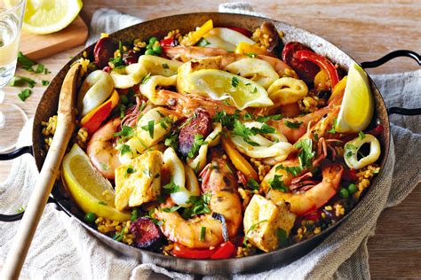 easy seafood paella recipes