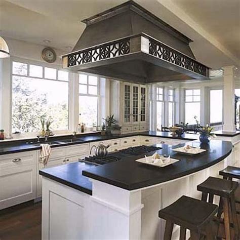 Kitchen Bars With Stove Design Ideas | Kitchen island with seating ...