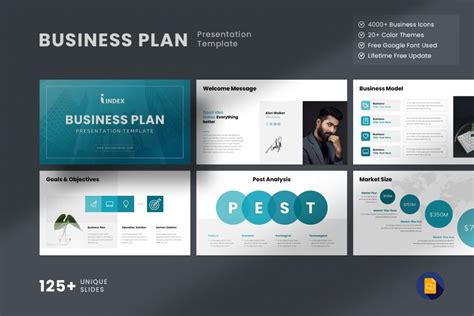 Business Plan Google Slides Presentation Template - Design Cuts