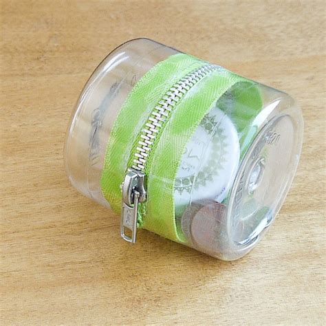 Upcycle It! Plastic-Bottle Zipper Container | Diy plastic bottle ...