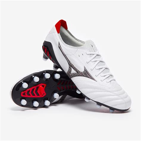 Mizuno Morelia Neo 3 Beta Made In Japan FG - White/Black/Chinese Red ...