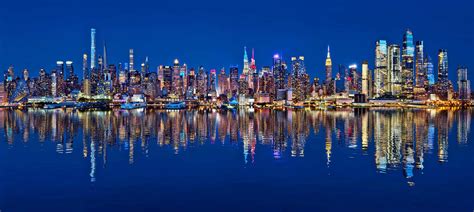 New York City Manhattan Skyline Panoramic | Justin Kelefas Fine Art ...