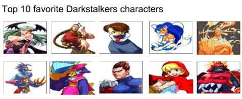 top 10 favorite Darkstalkers characters by saiyanpikachu on DeviantArt