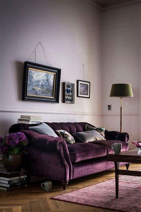 Pin on Purple velvet sofa