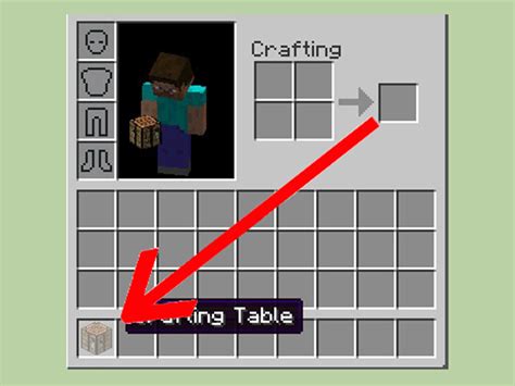 How to Make a Crafting Table in Minecraft: 7 Steps