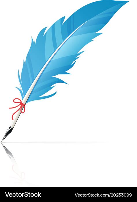 Feather pen Royalty Free Vector Image - VectorStock