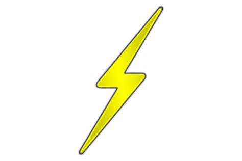 Lightning Bolt Silhouette - ClipArt Best